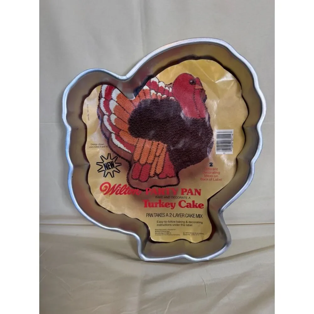 Wilton Turkey Cake Pan Mold Thanksgiving With Insert 1979 Vintage VTG 2105-3114